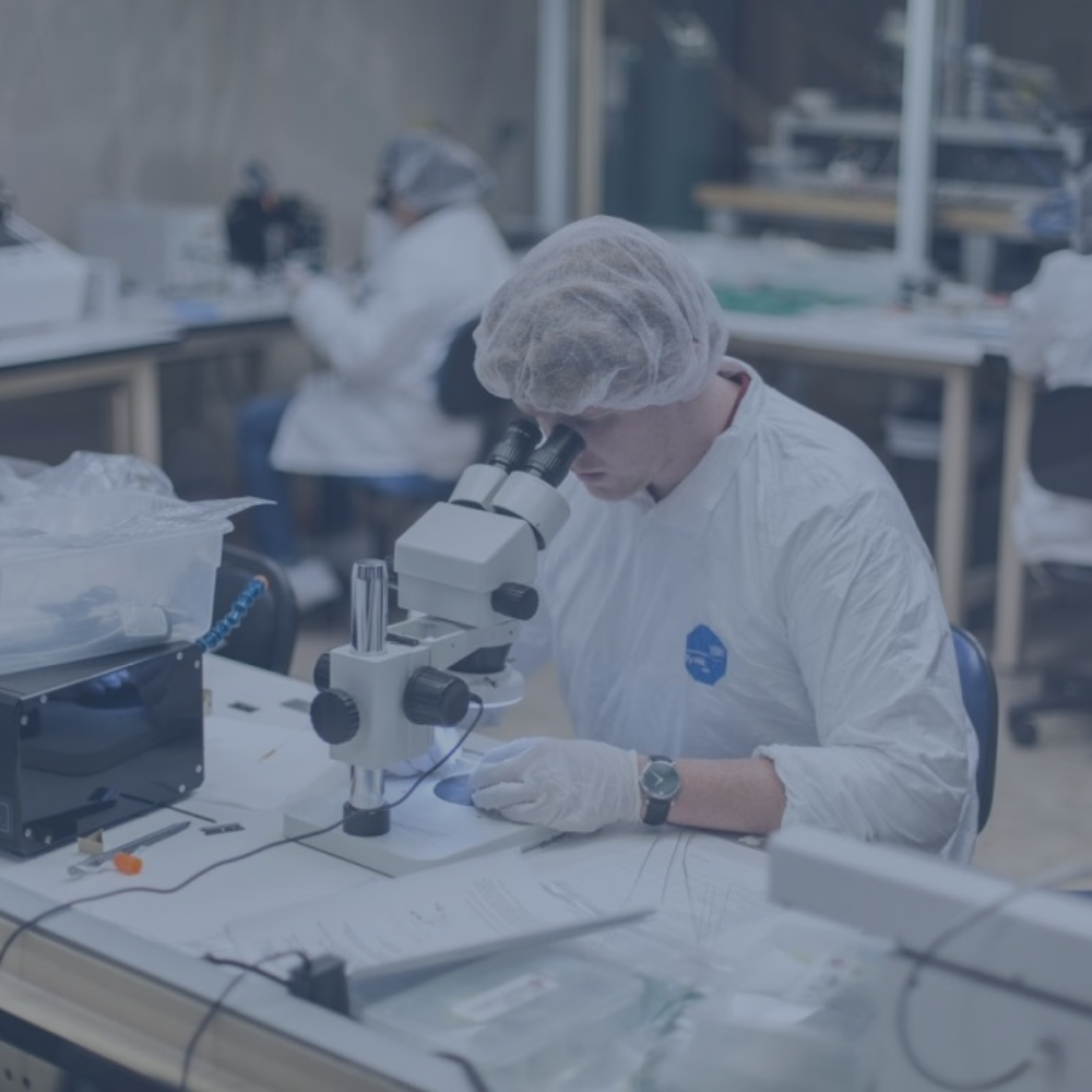 Medical Murray technician examining device