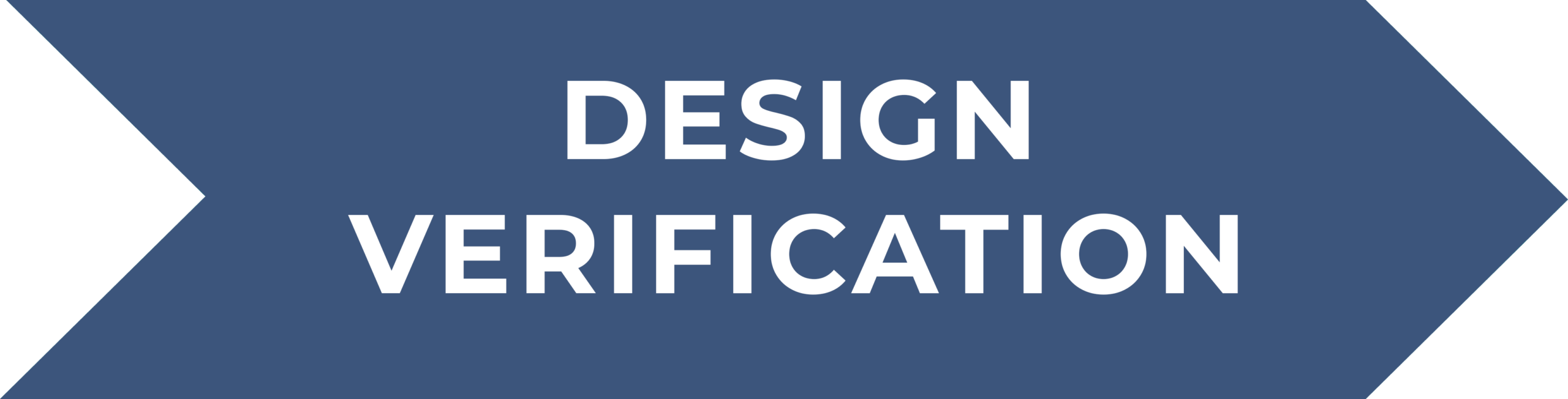 Graphic with Text "Design Verification"
