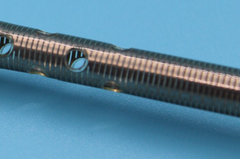 Demonstration of reinforced catheter