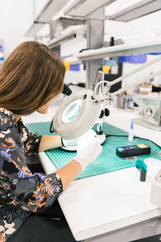 Medical Murray engineer performing early-stage testing