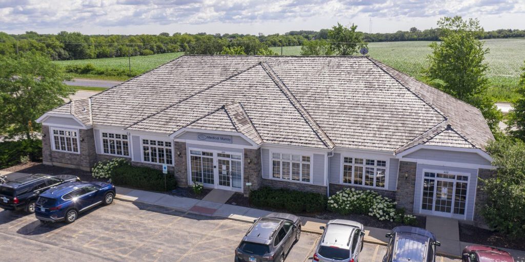 Aerial photo of Medical Murray Illinois facility